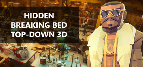 Hidden Breaking Bed Top-Down 3D